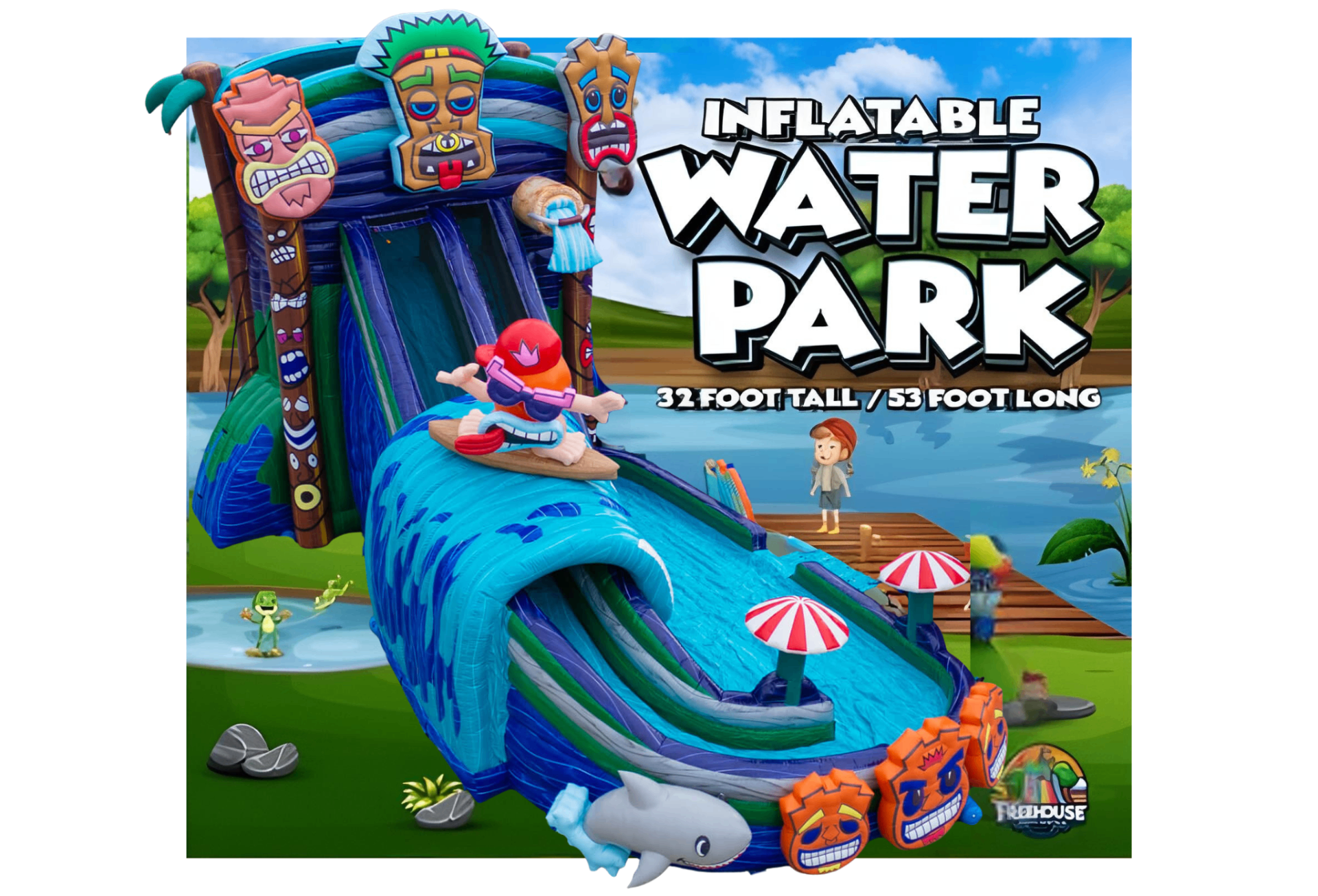 Tiki Tovi Water Park rentals in Mooringsport