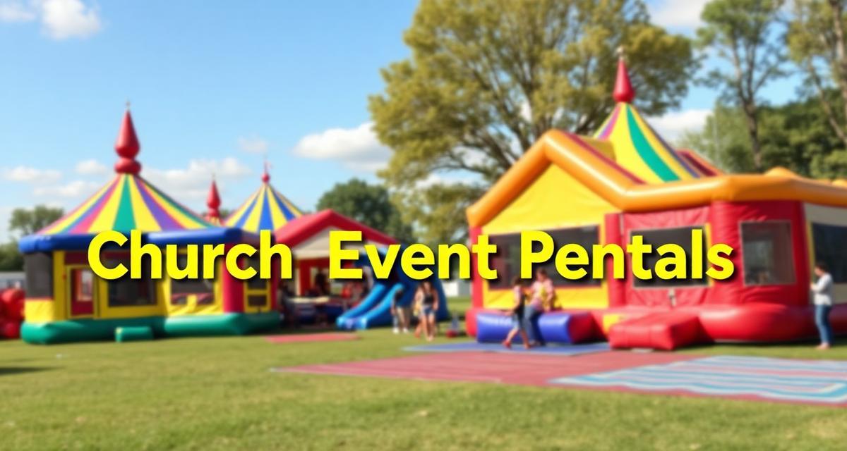 Church Event Rentals Shreveport LA | Inflatables, Games & Concessions